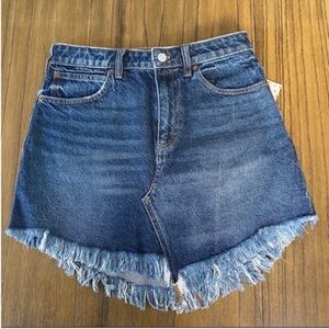 We the Free high rise Bailey denim skirt
